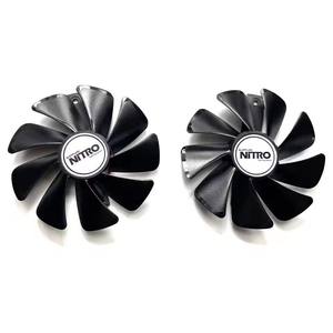Ventillador enfriador de tarjeta GPU CF1015H12D 95มม. พาราแซฟไฟร์ไนโตร <span class=keywords><strong>RX580</strong></span> RX590 <span class=keywords><strong>8G</strong></span> OC RX480 <span class=keywords><strong>8G</strong></span> RX570 4G RX 470 4G GDDR5 Ref - Product Image 3