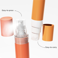 XINGYUAN Flacons de parfum de voyage rechargeables mini vaporisateurs 5ml 10ml avec crochet porte-clés, atomiseur pour soins de la peau et maquillage