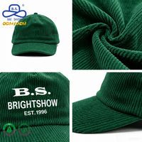 Gorras de Béisbol Retro de 5 Paneles de Pana con Logotipo Personalizado OEM de Fábrica de Gorras, Ideales para Uso Diario y Estilo Urbano
