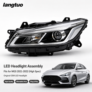 Ensemble de phares LED haut de gamme avec lentille de projecteur et feux de jour pour berline MG5 2021-<span class=keywords><strong>2022</strong></span> - Product Image 1