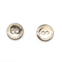 Alésage double quatre boutons métalliques boutons décontractés pour femmes boutons de couture à la main boutons de vêtements haut de gamme accessoires de bijoux diy