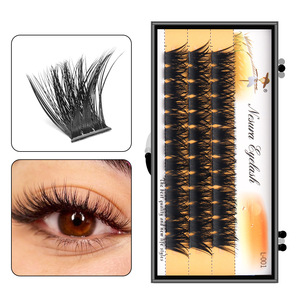 Extensiones de Pestañas DIY Estilo Natural al por Mayor, Segmentos de Pestañas en Racimo, Segmentos de Pestañas Invertidas, Pestañas de Tira Completa para - Product Image 4