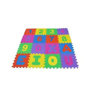 8mm di spessore spumeggiante Puzzle tappetino per esercizio educativo giocattolo con numeri vocali morbido bambino pieghevole gioco tappetino Puzzle - Product Image 1