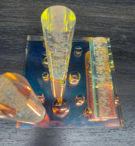 Barra acrílica sólida transparente Fuerte resistencia a la compresión Tubos de plástico Servicio de procesamiento de corte disponible - Product Image 3