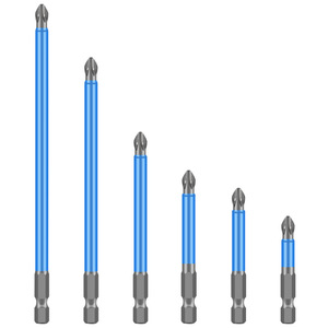 Kzd Anti Slip <b>Phillips</b> <b>Screwdriver</b> Bits Ph2 Hex Shank 6Mm Magnetic Insulated For Electric Drill Cross Border Ecommerce - Product Image 5