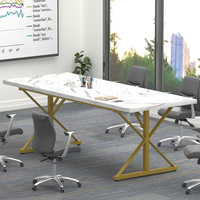 Table à manger en MDF avec base en marbre personnalisée OEM, pieds réglables et base robuste pour une utilisation quotidienne à la maison en famille