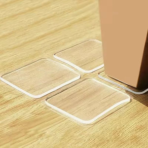 Large Size Transparent Anti <b>Vibration</b> Non-Slip Mat Silicone Pad Multifuncational Refrigerator <b>Chair</b> Cushion Shock Proof Pad - Product Image 3