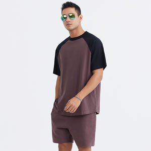 T-shirts unisexe de style rétro américain en coton mixte de haute qualité imprimé de logo personnalisé coupe surdimensionnée pour les hommes en été - Product Image 3