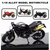 1/18 maison enfants en plastique décor de voiture tout-terrain Collection de véhicules bureau modèle jouet moulé sous pression moto Simulation Portable