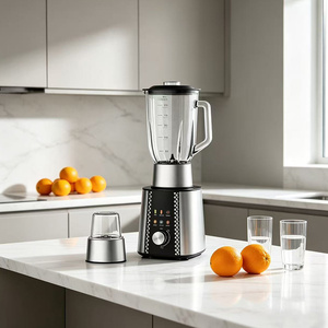 Mixer Professionale da Banco 1200W 2 in 1, Robot da Cucina in Acciaio Inox con Contenitore in Vetro, Tritatutto per Uso Domestico - Product Image 5