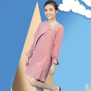 Vestido de manga larga para niñas, ropa de verano, estilo casual, personalizado con manga larga, estilo musulmán para niñas. - Product Image 1