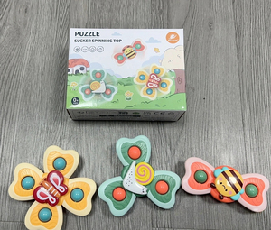 Nuevo Diseño Lindo Juguete Giratorio de Succión con Forma de Animal para Baño, Fidget <span class=keywords><strong>Spinner</strong></span> para Bebés, Juguete Giratorio para Niños que Atrae la Atención - Product Image 3