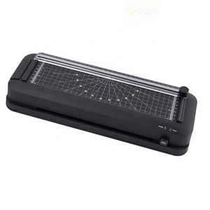 Quanheng <span class=keywords><strong>New</strong></span> <span class=keywords><strong>A4</strong></span> Pouch <span class=keywords><strong>Laminator</strong></span> với giấy tông đơ và puncher nhắm mục tiêu cho <span class=keywords><strong>A5</strong></span> và A6 kích cỡ - Product Image 1