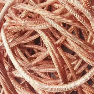 Venta de fábrica chatarra de alambre de cobre 99.99%/stock a granel mejor precio chatarra de alambre de cobre