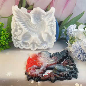 Moldes de fundición de resina hechos a mano para adornos decorativos DIY estilo Ins molde de adorno de águila de silicona X0205 - Product Image 1