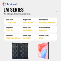 Canbest P3 P4 Layar Video LED Iklan Luar Ruangan P3.91 Panel Billboard LED Tampilan Layar LED Untuk Iklan Luar Ruangan