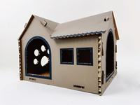 Niedriger Preis Haustier Luxus Haus Hunde kiste Herstellung Haustier Haus Lagerung Organizer Pappe Haustier Haus