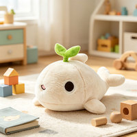 Peluche personnalisée d'animaux marins pour décoration intérieure, compagnon pour enfants, décoration de fête sur le thème de l'océan, souvenir de vacances, vente en gros