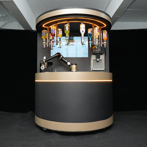 Machine à cocktails et bières multifonction intelligente avec écran tactile, commande de verres de 250 ml, 1500W, 220V, <span class=keywords><strong>robot</strong></span> barman JAKA, bras à 6 axes, 12 types de glissières - Product Image 2