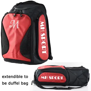 Extendable Training Sport Backpack Bag With Thermal Pocket For Taekwondo Kickboxing Judo Swordplay Fencing Jiu Jitsu