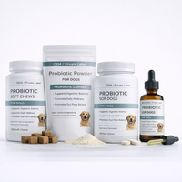 Probióticos para Perros y Gatos OEM, Suplemento en Polvo con Aceite de Pescado y Vitamina B12, Absorción Rápida, Apoyo Inmunológico, Salud de la Piel y el Pelaje, Certificado ISO/CE