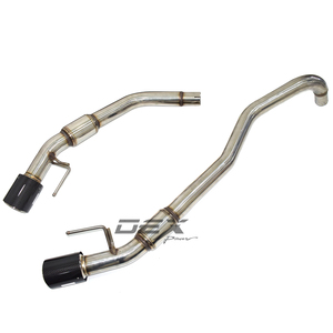 Escape de Doble Tubo Trasero de Acero Inoxidable y Fibra de Carbono con Acabado Liso de 1.5 mm de Espesor para <span class=keywords><strong>Ford</strong></span> <span class=keywords><strong>Ranger</strong></span> Raptor 3.0 <span class=keywords><strong>V6</strong></span> de Nueva Generación DEX <span class=keywords><strong>2022</strong></span>+ - Product Image 2