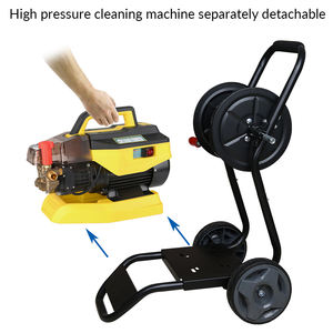 ماكينة غسيل Sonlin الأوتوماتيكية بقوة 2200 رطل لكل بوصة مربعة، محمولة على عجلات كهربائية عالية الضغط، بمحرك حثي ومنظف نفاث محمول مع بكرة خرطوم بطول 15 مترًا - Product Image 3