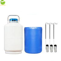 Thermos à azote liquide Cryocan, réservoir cryogénique pour semence, pour l'insémination artificielle en ferme