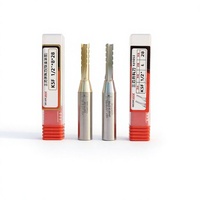 Fraise droite 6*20 en acier rapide à 3 dents, 65HRC, pour fraisage conventionnel du bois, CNC, ODM, OEM