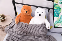 Diseño personalizado lindo peluche relleno patata suave peluche oso juguetes de peluche