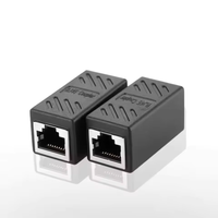 Coupleur RJ45, prolongateur Ethernet 1000 Mbps, connecteur LAN, adaptateur d'extension de câble Ethernet Cat6/Cat5e, femelle à femelle