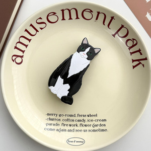 Nuova Molletta per Capelli a Forma di Gatto 2026 per Donne, Clip in Acetato a Forma di Animale per <span class=keywords><strong>il</strong></span> Collo, Fermaglio Decorativo, Fascia per Capelli, Clip a Forma di Gatto e Squalo - Product Image 6