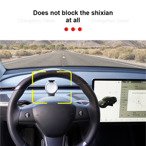 Support de téléphone portable pour voitures, pour commandes au <span class=keywords><strong>volant</strong></span>, charge sans fil, pour Tesla modèle 3/y, 2017 — 2022, pièces intérieures - Product Image 3