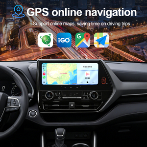 ชุดอัพเกรดหน้าจอแอนดรอยด์ Navihua ขนาด 12.3 นิ้ว พร้อมระบบ CarPlay มัลติมีเดีย GPS หน้าจอสัมผัส สำหรับรถยนต์โตโยต้า คราวน์ คลูเกอร์ ไฮแลนเดอร์ ปี 2021-2025 - Product Image 4