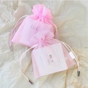Bolsas Desecantes de Gasa Mate Reciclables Personalizadas, Bolsas de Almacenamiento de Organza, Impresión Serigráfica, Bolsas Transparentes para Empaque de Joyería - Product Image 2