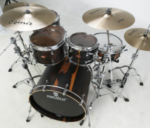 Batería de <span class=keywords><strong>Jazz</strong></span> Profesional de Madera de Ébano Americano para Estudio y Escenario, para Bateristas - Product Image 5