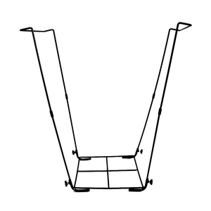 Venta al por mayor bolsa de basura portátil colgante plegable al aire libre soporte de bolsa de hoja de basura de Metal soporte de marco de alambre de jardín - Product Image 4