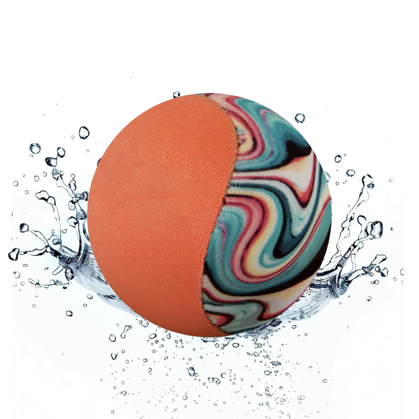 Factory Custom Polyester Fabric Stress Balls Tpr Gel Inside Colorful Anti-Stress Balls For Kids Hand Therapy EN71 Standard