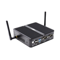 Mini PC Linux économique avec processeur Intel N100, 4 ports USB, 2 ports COM, 16 Go de mémoire DDR4, SSD SATA, VGA, double écran, sans ventilateur, ordinateur de bureau mini POS