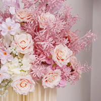 Meilleures ventes : Guirlande de fleurs artificielles en soie pour chemin de table, centres de table de mariage, arrangements floraux et décoration de sol