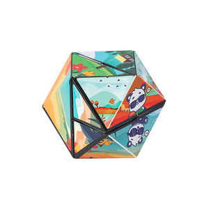 Cubo mágico Panda 3x3, cubo de Rubik, juguete educativo para niños de 5 a 7 años, rompecabezas de plástico Unisex, regalo - Product Image 4