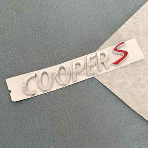 Autocollants <span class=keywords><strong>de</strong></span> carrosserie pour <span class=keywords><strong>Mini</strong></span> <span class=keywords><strong>Cooper</strong></span> S, design sportif 3D en ABS, emblèmes <span class=keywords><strong>de</strong></span> coffre arrière, badges, autocollants pour BMW <span class=keywords><strong>Mini</strong></span>, logo <span class=keywords><strong>de</strong></span> carrosserie - Product Image 2