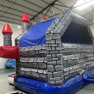 Casa inflable de rebote estilo <span class=keywords><strong>castillo</strong></span> encantador de calidad duradera con tobogán para diversión infantil y eventos de fiesta o alquileres - Product Image 2