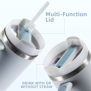 Thép không gỉ Tumbler với Flip rơm bán buôn 40oz thép không gỉ xử lý Tumbler cổ cách điện du lịch Mug - Product Image 6