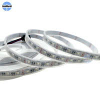 Bande LED flexible à haute valeur CRI 5050 RGBW DC12V/DC24V, lumières de Noël imperméables RGBWW RGB, bande LED intelligente pour la décoration