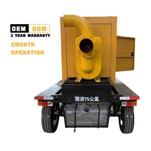 Pompe à eau auto-amorçante mobile sur remorque OEM ODM avec garantie 1 an pour le contrôle des inondations et le drainage municipal - Product Image 1