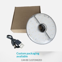 Lampe LED rechargeable pour parasol extérieur avec batterie ; Éclairage décoratif pour parasol de terrasse ; Accessoire d'éclairage décoratif pour parasol de jardin
