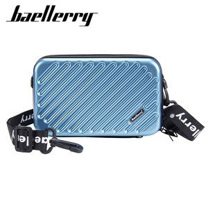 Baellerry Women's <b>PC</b> Cosmetic Bag <b>Mini</b> Box Style Crossbody Zipper Travel Storage Anti Theft Portable Solid Color - Product Image 5
