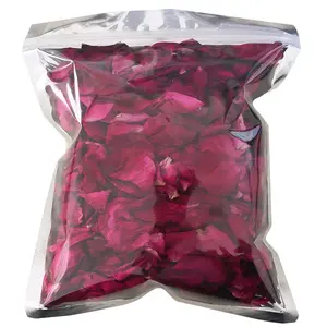 Haute qualité Spa fleur bio naturel rouge pétales de mariage séché pétale de Rose bricolage fleurs sèches pétales de Rose