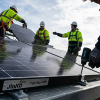 Panneau solaire monocristallin N-Type demi-cellule 720W, garantie 30 ans, JKM720N, pour bifacial double vitrage fiable
